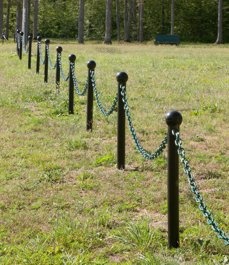 Mr. Chain Plastic Barrier Chain, Black, 1.5-Inch Link Diameter, 25-Foot Length (30003-25) - Image 3